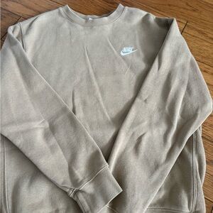 Nike women’s Beige Crewneck Sweater